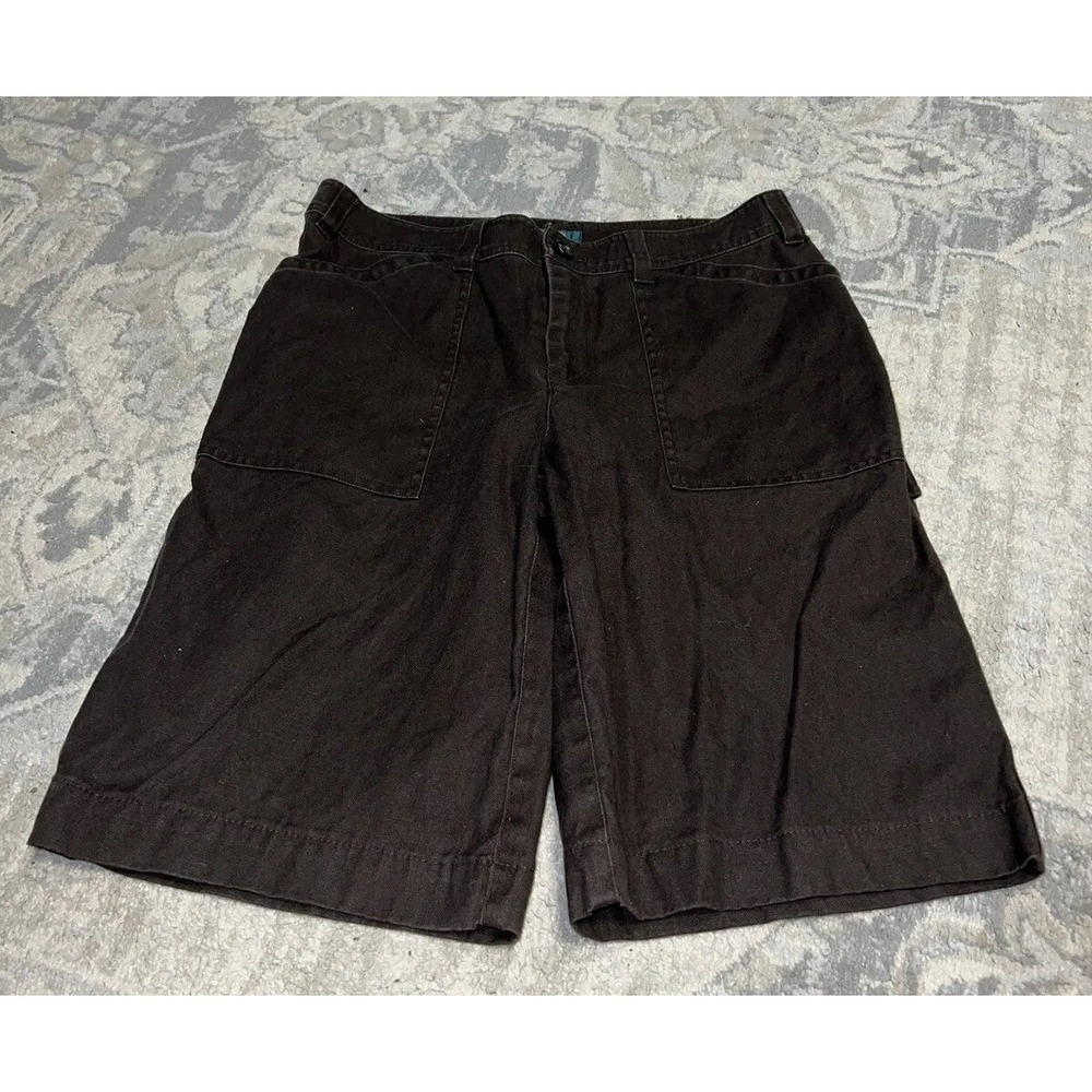 Lauren Ralph Lauren Size 4 brown Linen Blend Bermuda womens